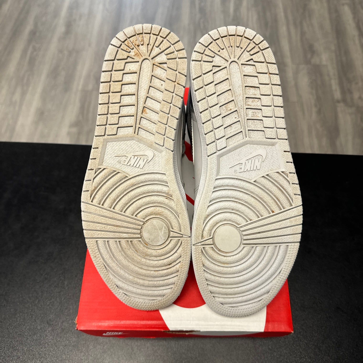 Japan Silver Jordan 1 High (USED, no box)