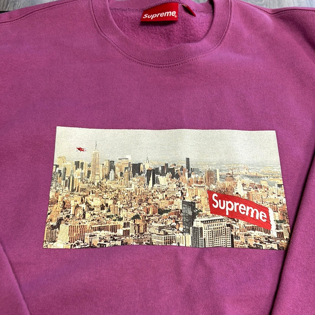 Supreme Aerial Crewneck Bright Purple (Used)