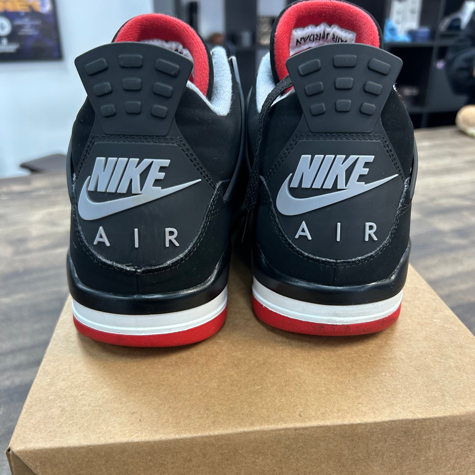 Bred Jordan 4 2019 (USED, No Box)
