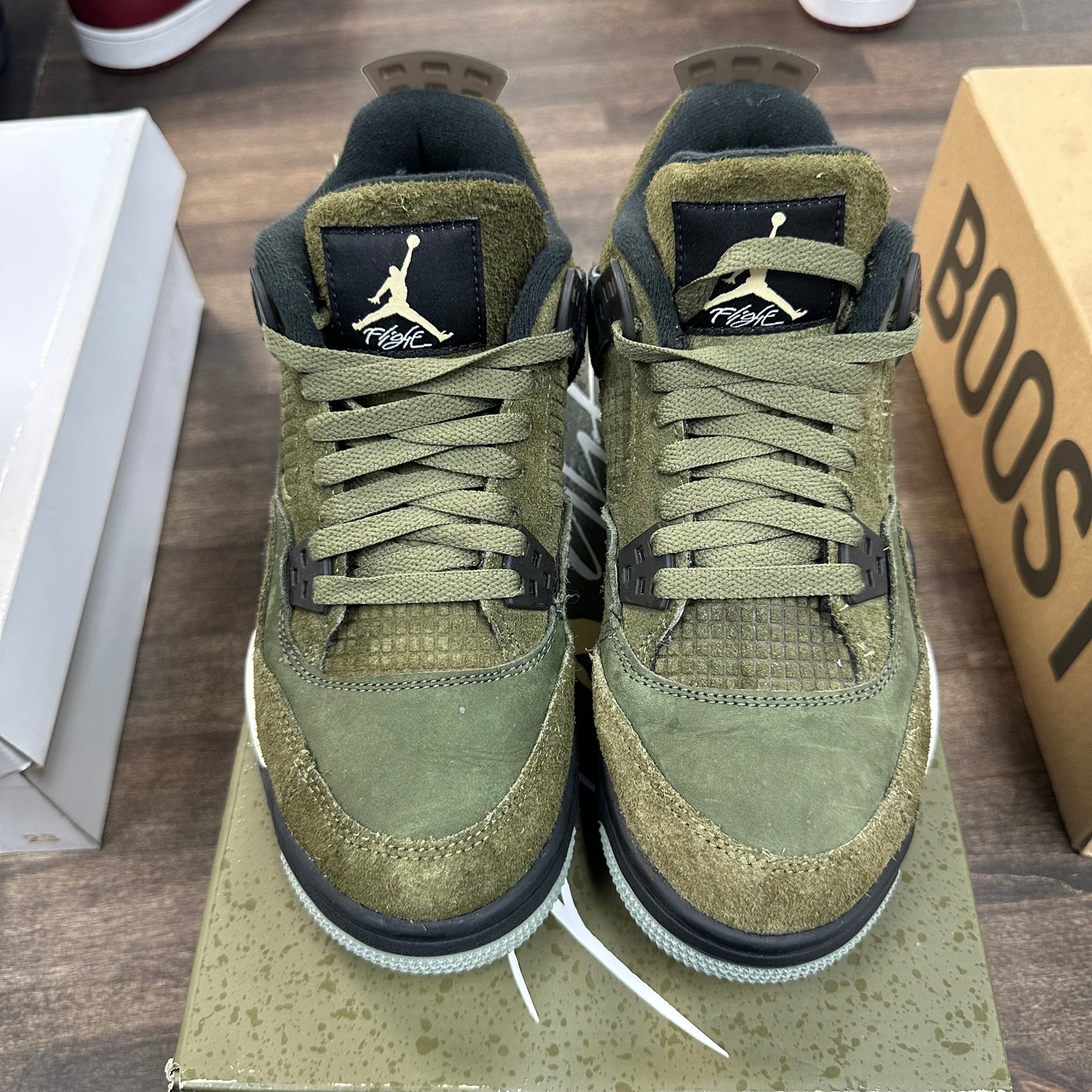 Craft Olive Jordan 4 (GS) (USED)