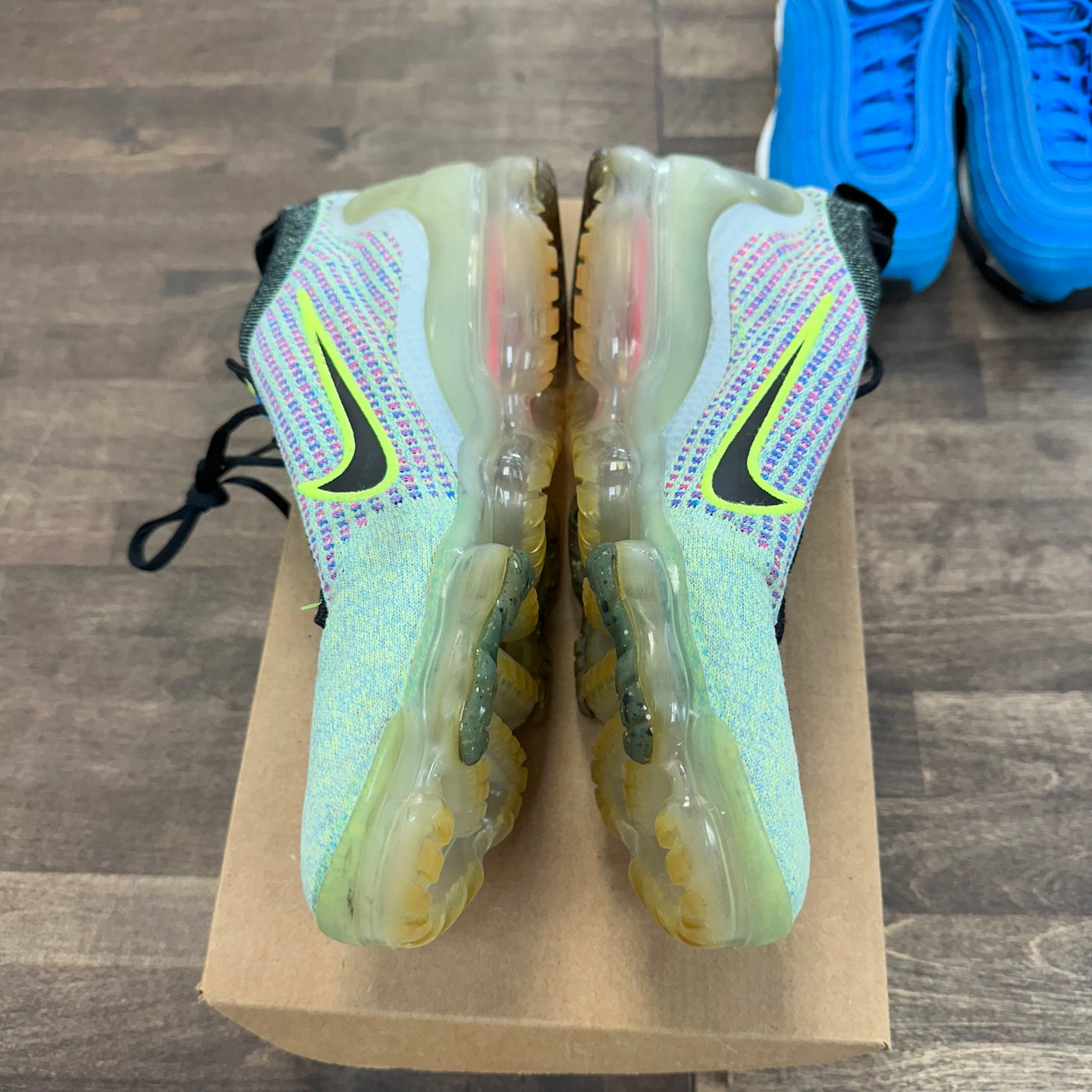 Next Nature Volt Photo Blue Air VaporMax 2021 Flyknit (USED, No Box)