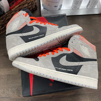 Neutral Grey Hyper Crimson Jordan 1 High (USED)