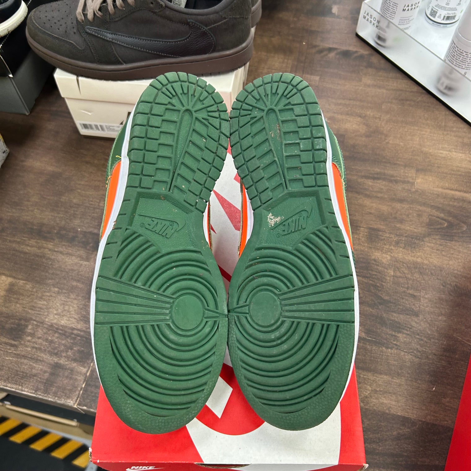 Miami Hurricanes Nike Dunk Low Retro (USED)