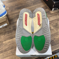 Lucky Green Jordan 3 Retro (W) (USED, no insoles)