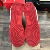 White Red Midsole Nike Air Force 1 Low (USED, No Box)