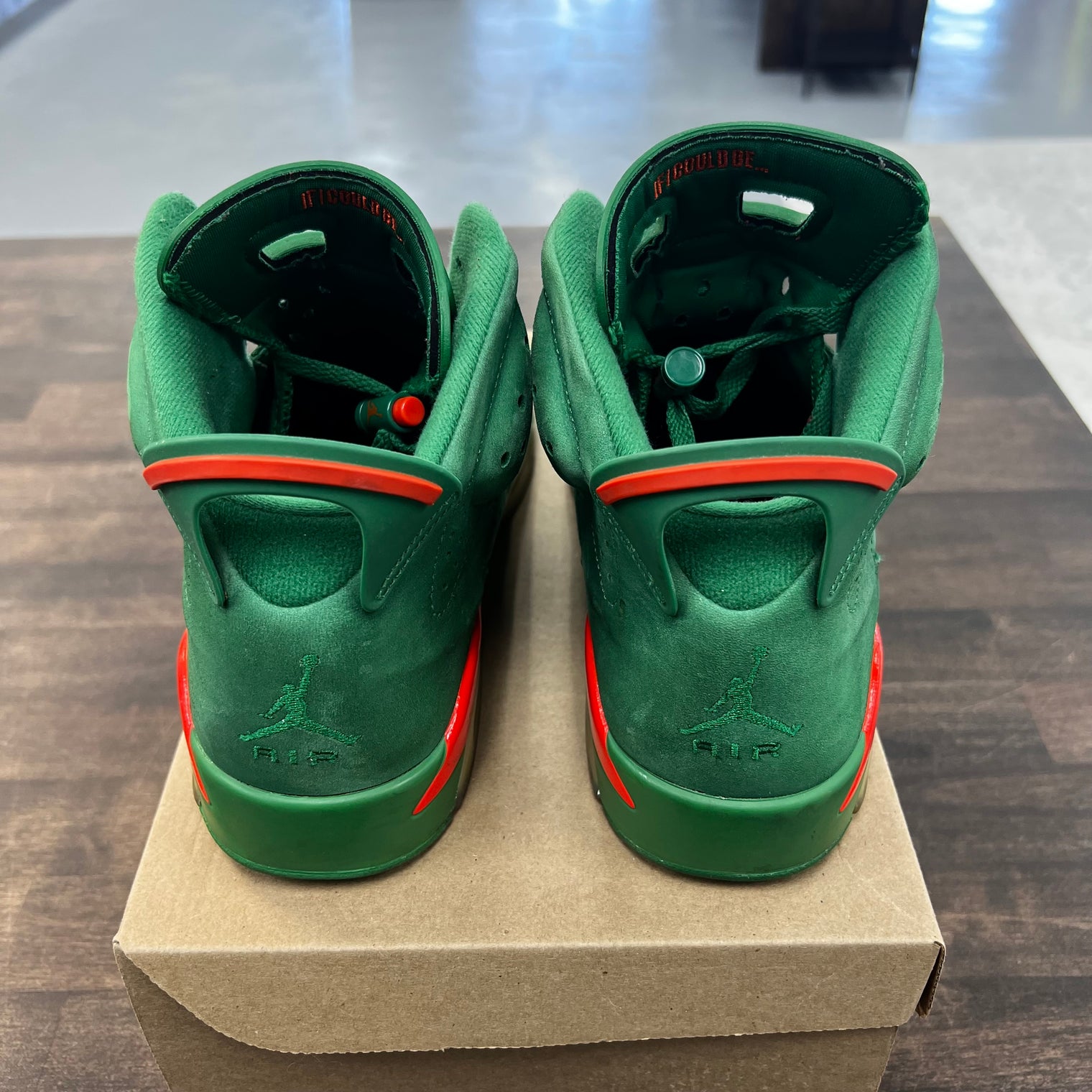 Gatorade Green Jordan 6 (USED,NO BOX)
