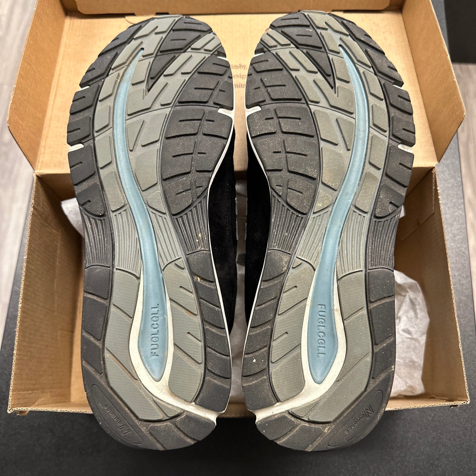 New Balance 991v2 Black Grey (Lightly Worn)