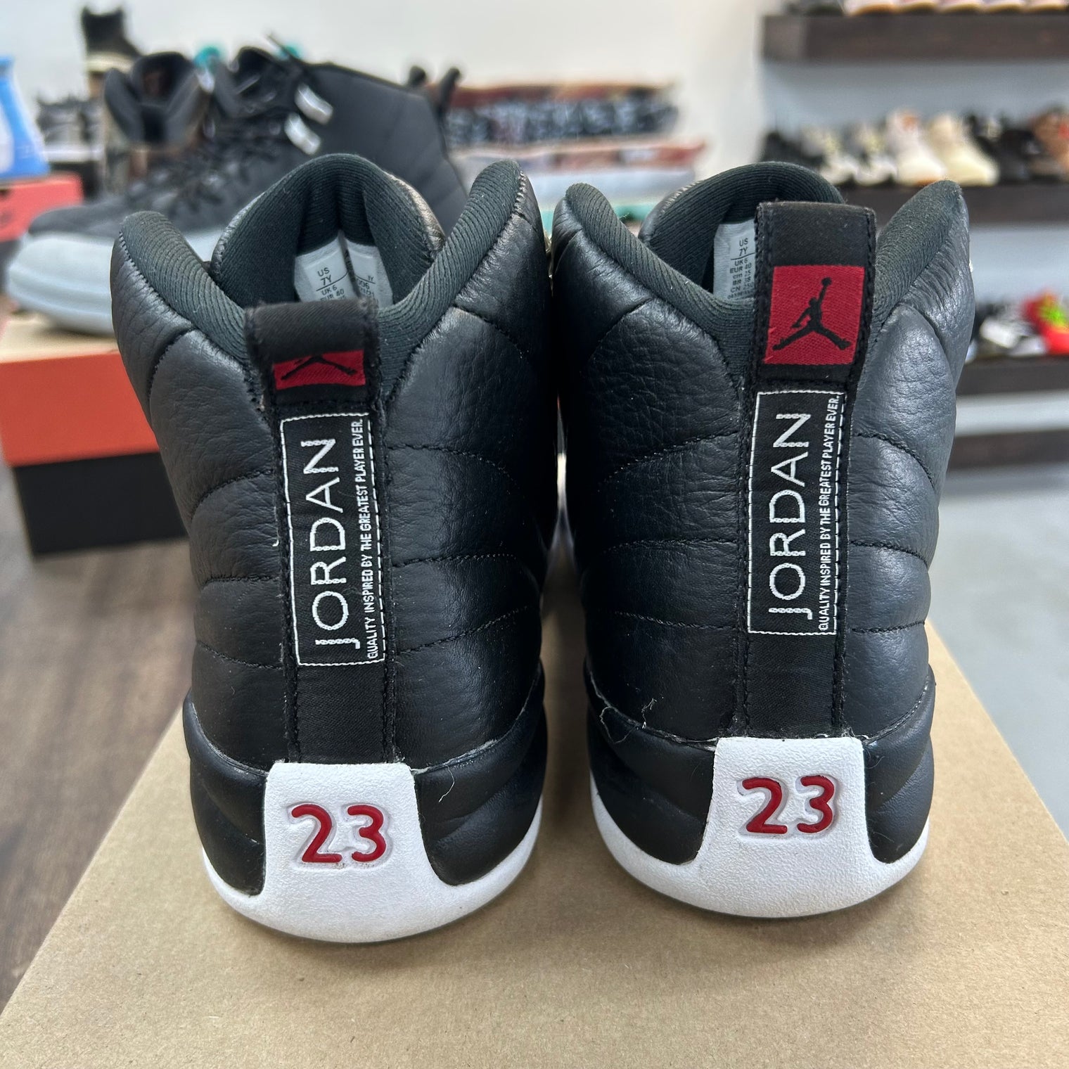Playoff Jordan 12 Retro (GS) (USED,No Box)