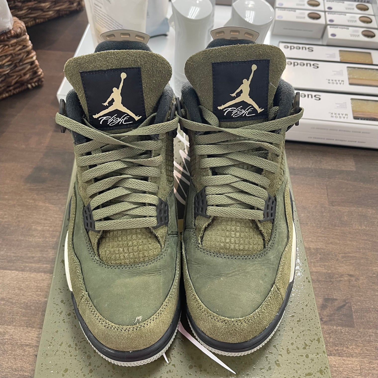Craft Olive Jordan 4 (USED)