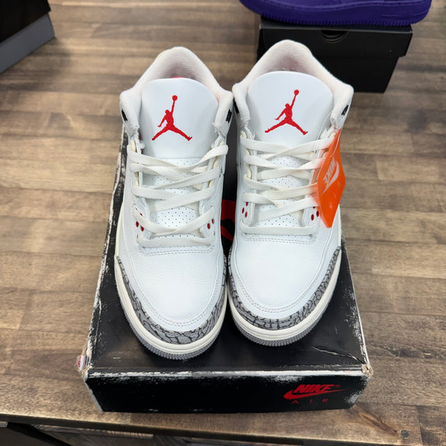 Jordan 3 Retro White Cement Reimagined (Men's) (US 9) (USED)