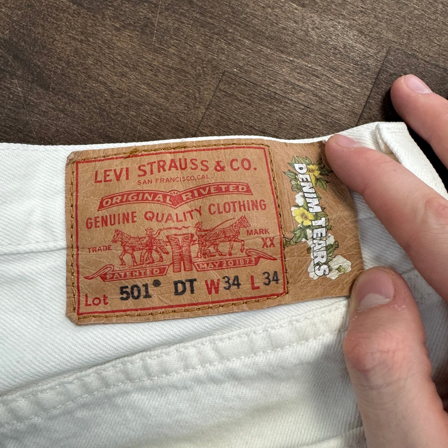 Denim Tears Levi’s 501 Jeans White (Pre-owned)