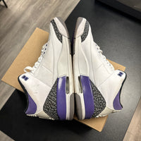 Dark Iris Jordan 3 (USED, no box)