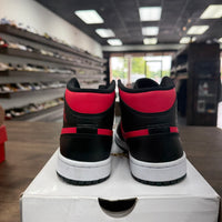 Jordan 1 Mid Black Siren Red (W) (USED)