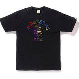 BAPE Mix Camo College Tee Black