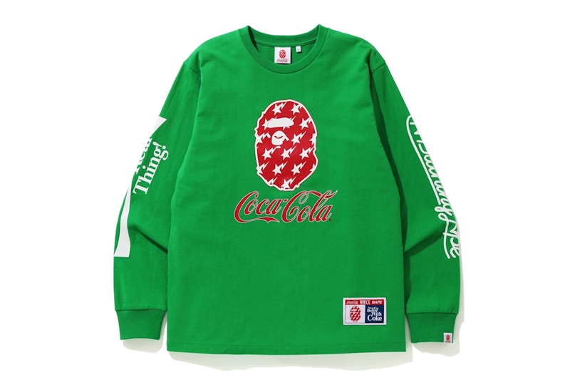 BAPE x Coca Cola L/S Tee Green