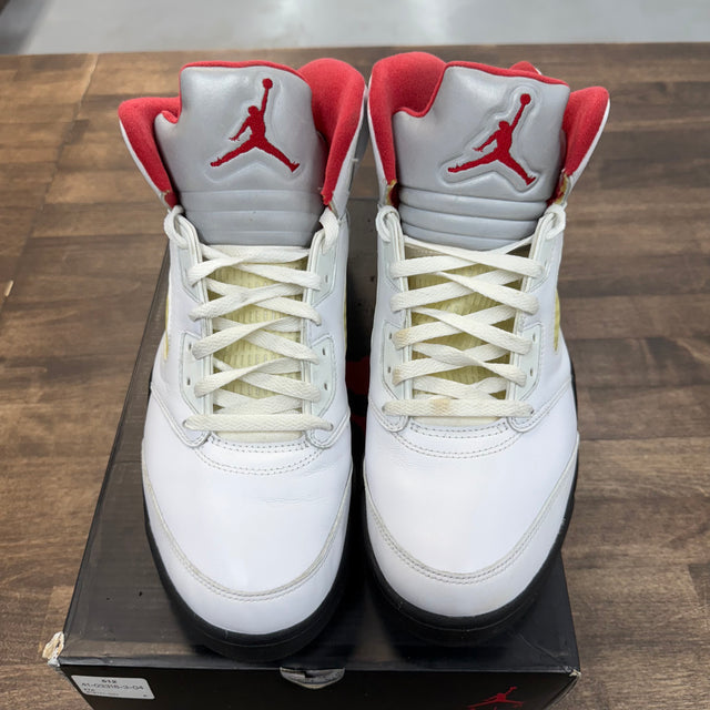 Fire Red Jordan 5 (USED,No Box)