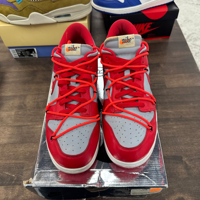 University Red Off-White Nike Dunk Low (USED)