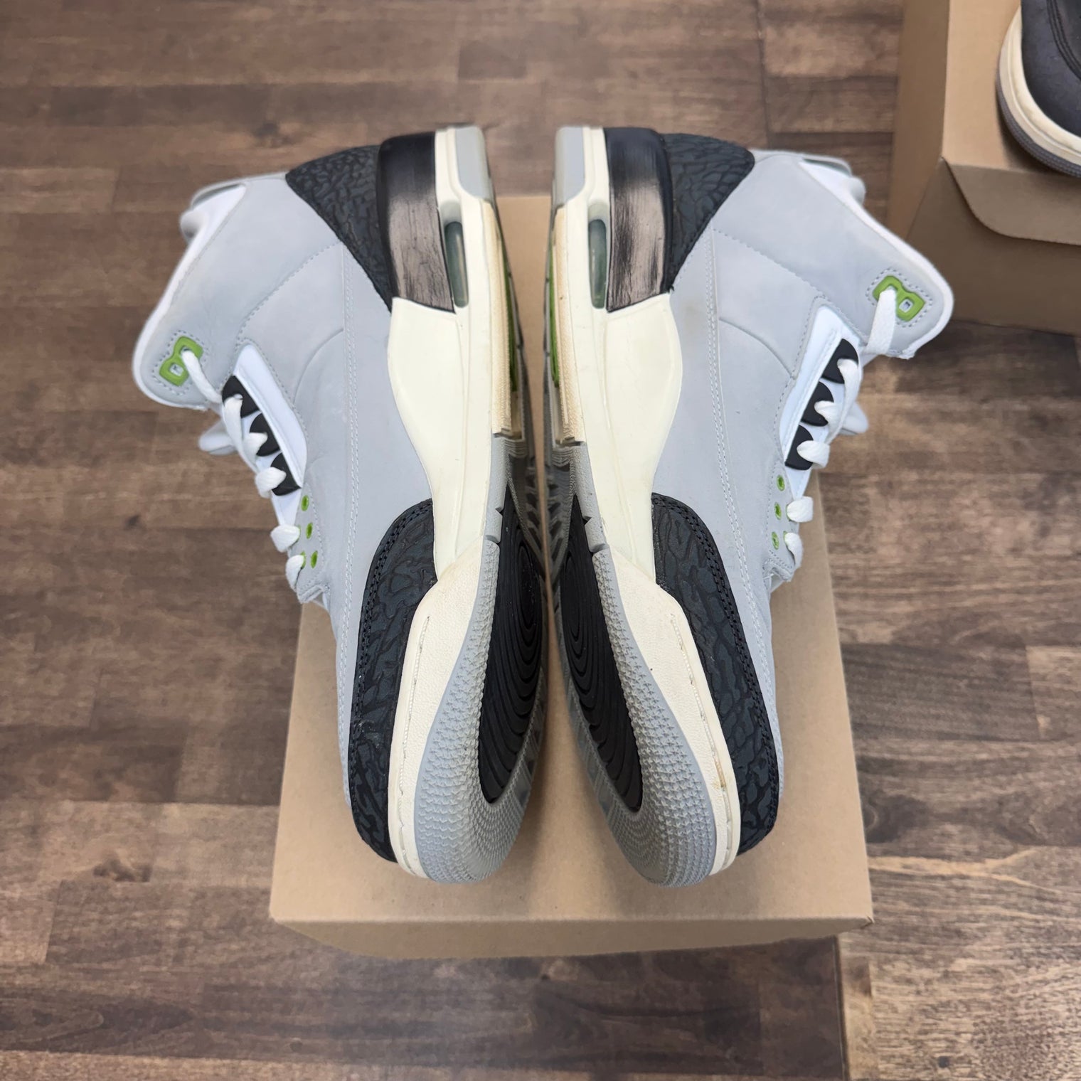 Chlorophyll Jordan 3 Retro (USED, No Box)