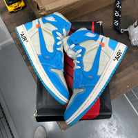 Off-White UNC University Blue Jordan 1 High (USED)