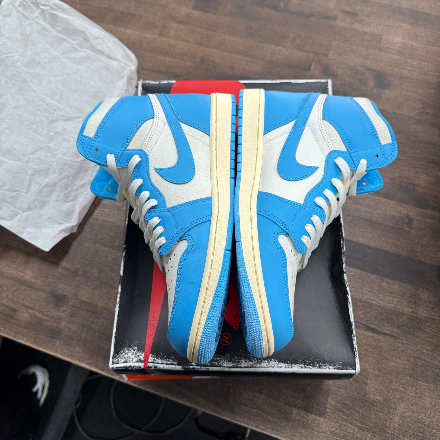 UNC Reimagined Jordan 1 High (USED)