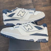 White Dusty Blue New Balance 550 (USED)