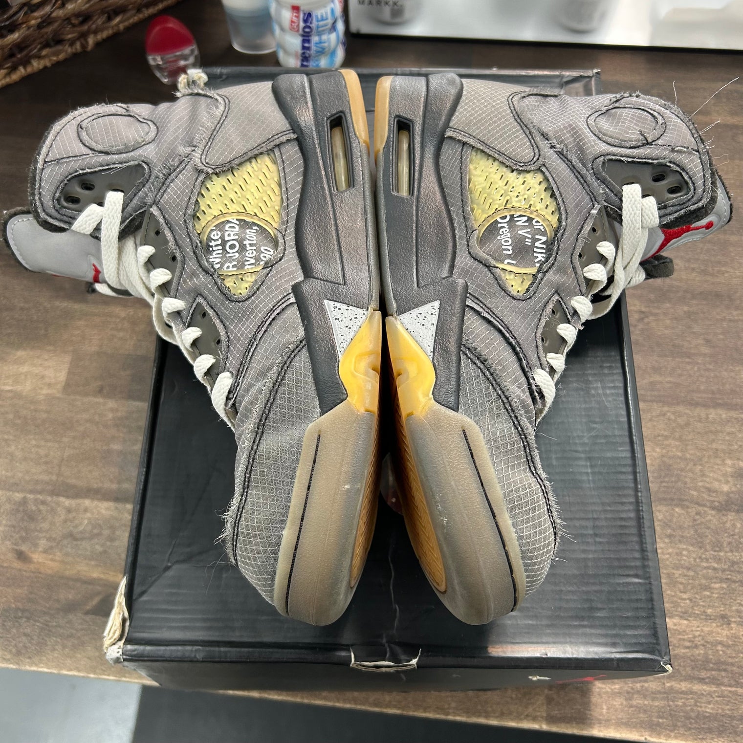 Off-White Muslin Jordan 5 Retro (USED)