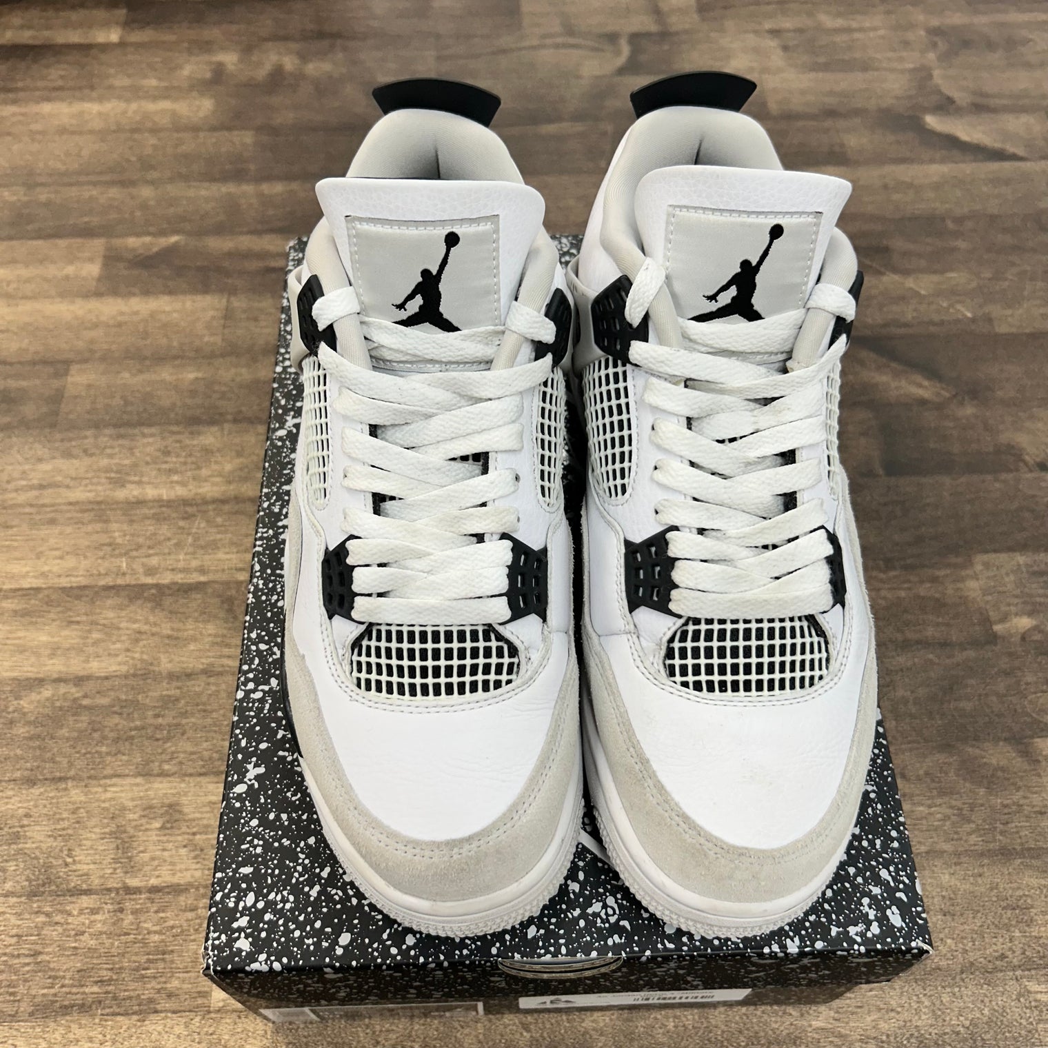 Military Black Jordan 4 Retro (USED)