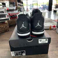 Black Canvas Jordan 4 Retro (USED)