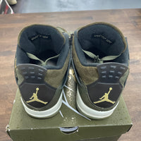 Craft Olive Jordan 4 (USED,No Insole)