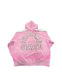 Supreme State Zip Up Sweatshirt Pink (Pre-Owned)