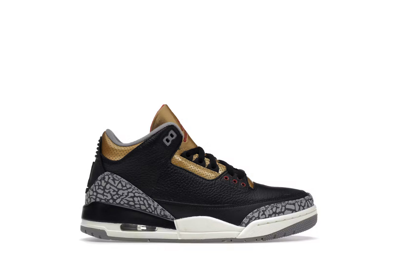 Black Cement Gold Jordan 3 (W)