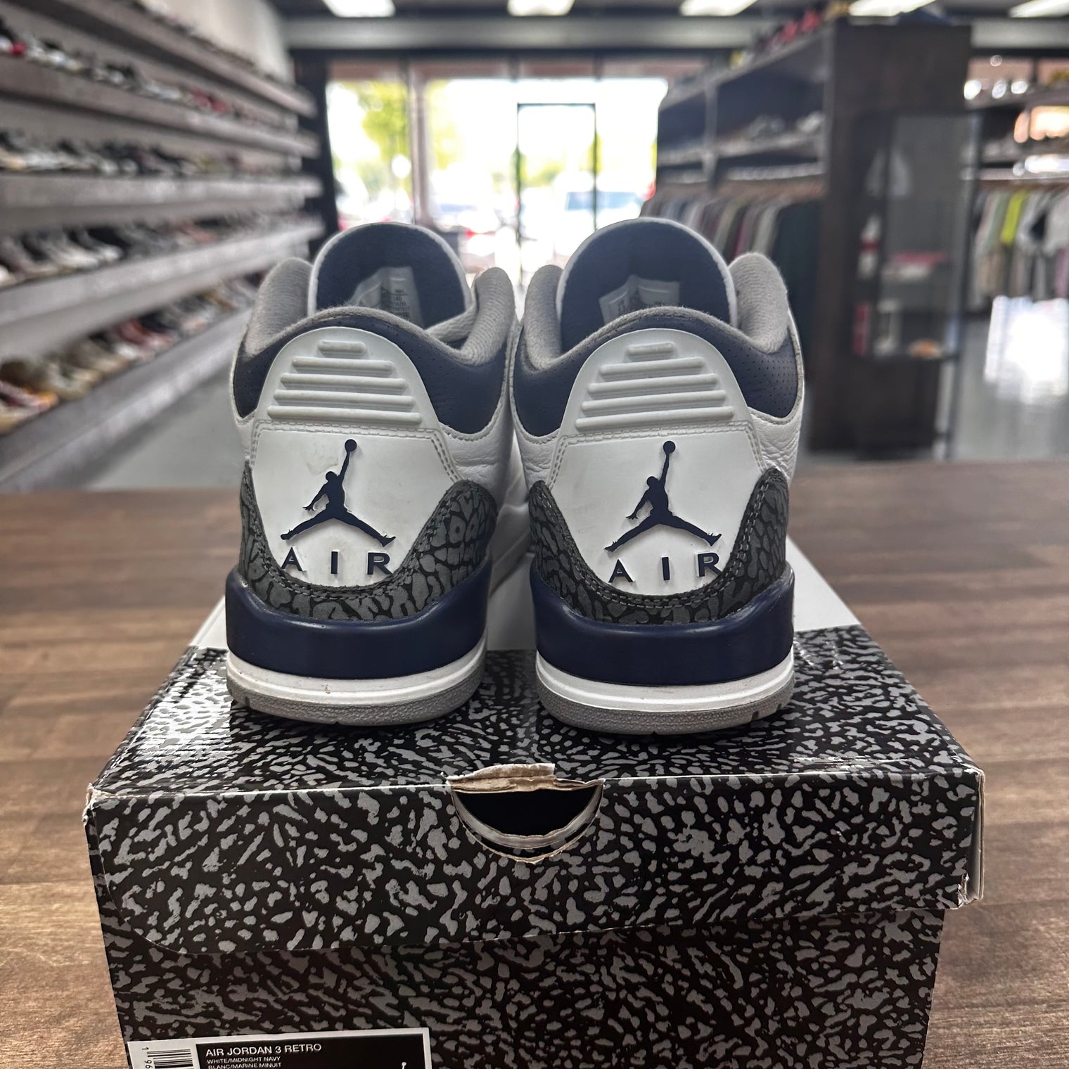 Midnight Navy Jordan 3 (USED)
