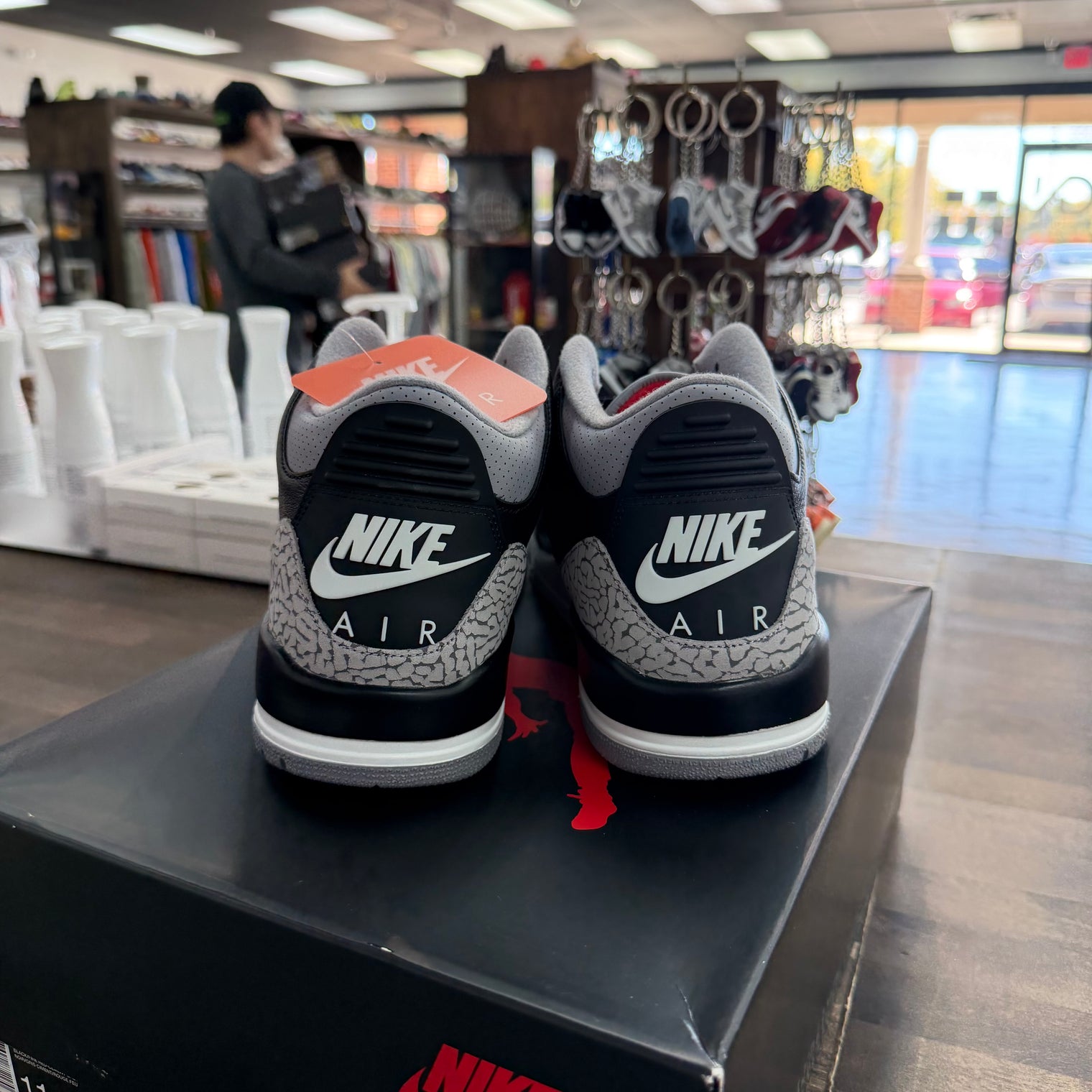 Black Cement Jordan 3 Retro (Lightly Worn)