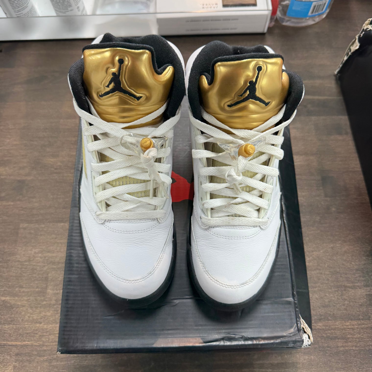 Olympic Gold Medal Jordan 5 Retro (USED)