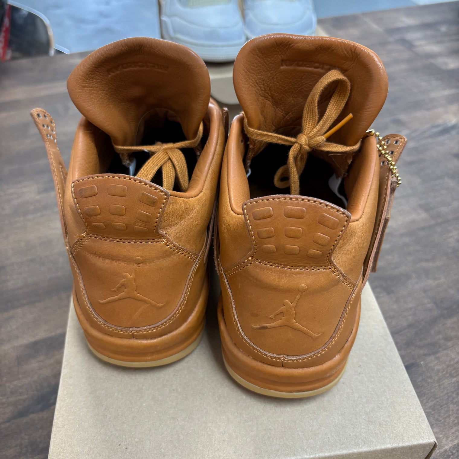 Wheat Pinnacle Jordan 4 Retro (USED,NO BOX)