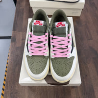 Travis Scott Medium Olive Jordan 1 Low OG (USED)