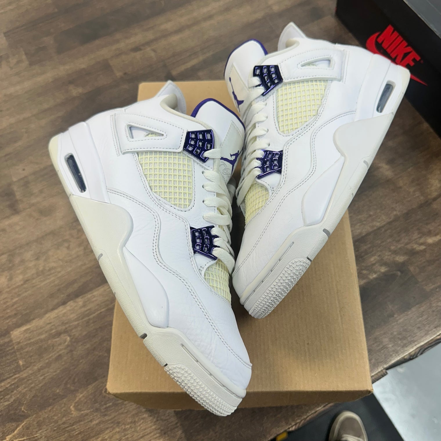 Metallic Purple Jordan 4 (USED, No Box)