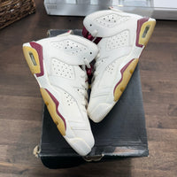 Maroon Jordan 6 (GS) (USED)