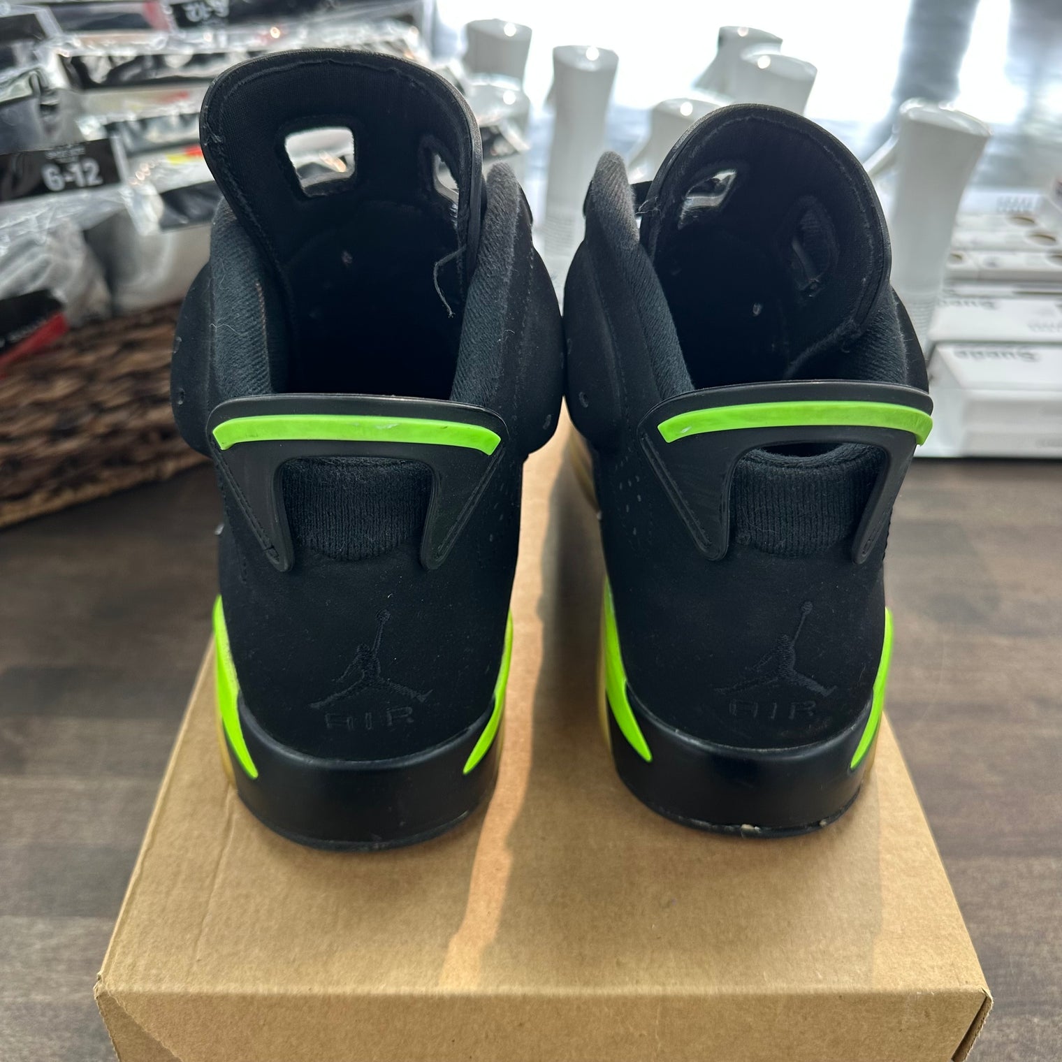 Electric Green Jordan 6 (USED, No Box)