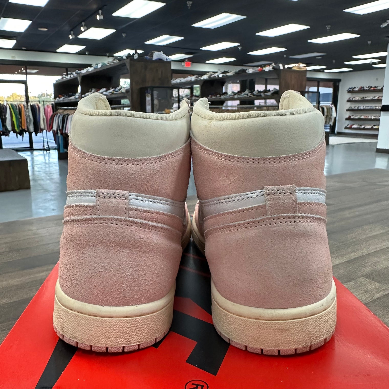 Washed Pink Jordan 1 High (W) (USED)