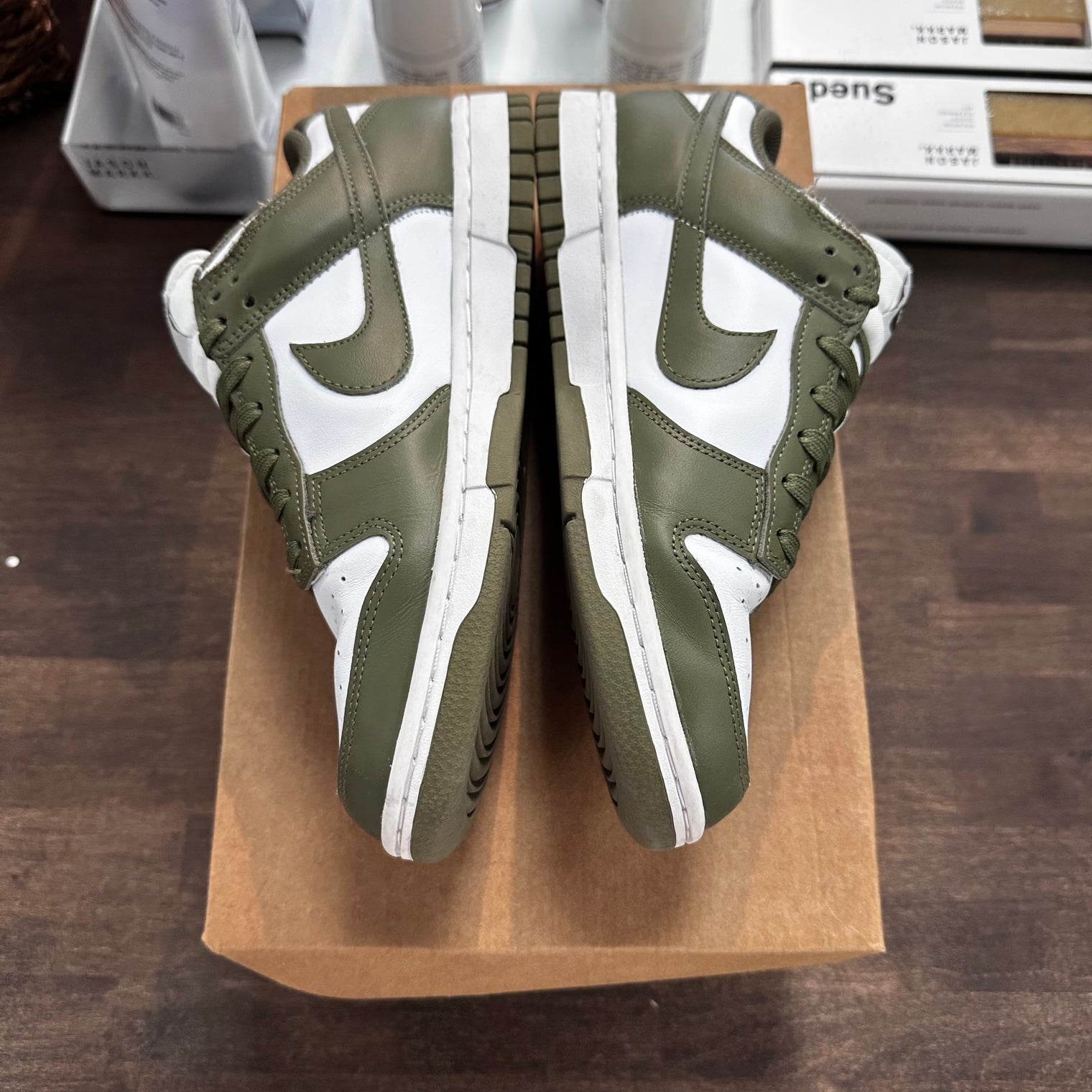 (W) Olive Dunk Low (USED,No Box)