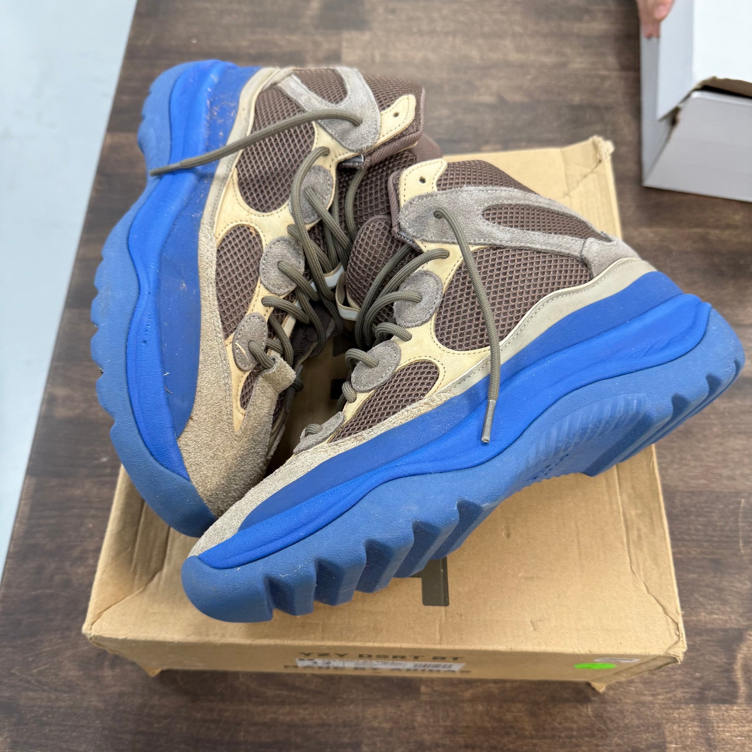 Taupe Blue Yeezy Boot (USED)