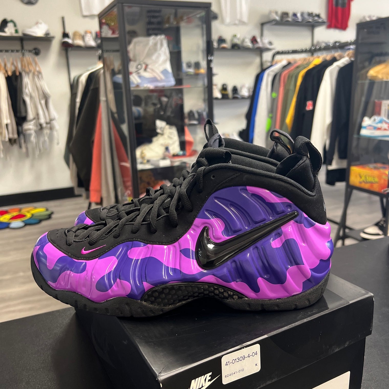 Purple Camo Foamposite (USED)