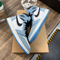University Blue White Jordan 1 High (USED, No Box)