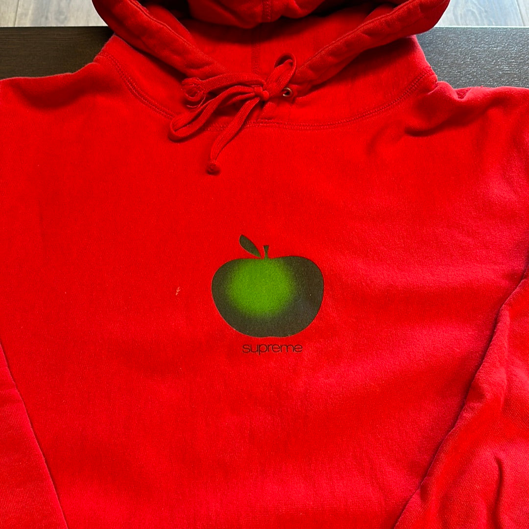 Supreme Apple Hoodie Red (Used)