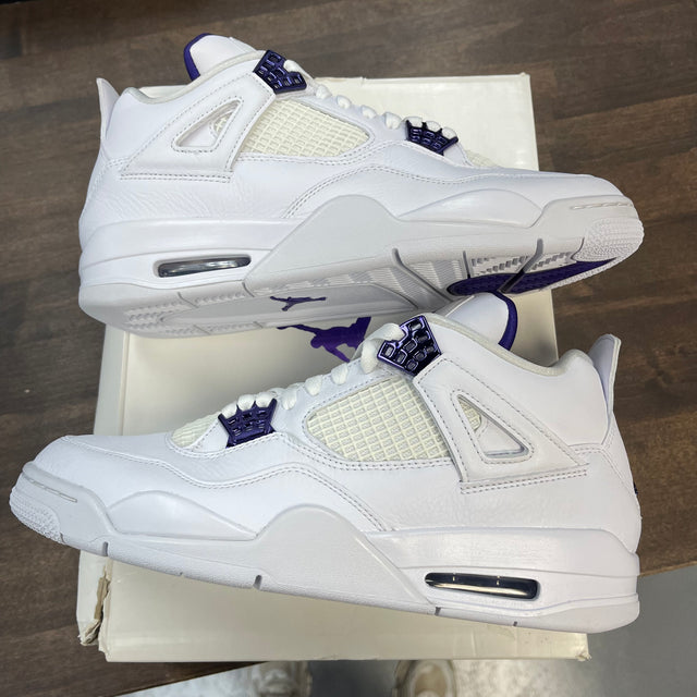 Purple Metallic Jordan 4 (USED)