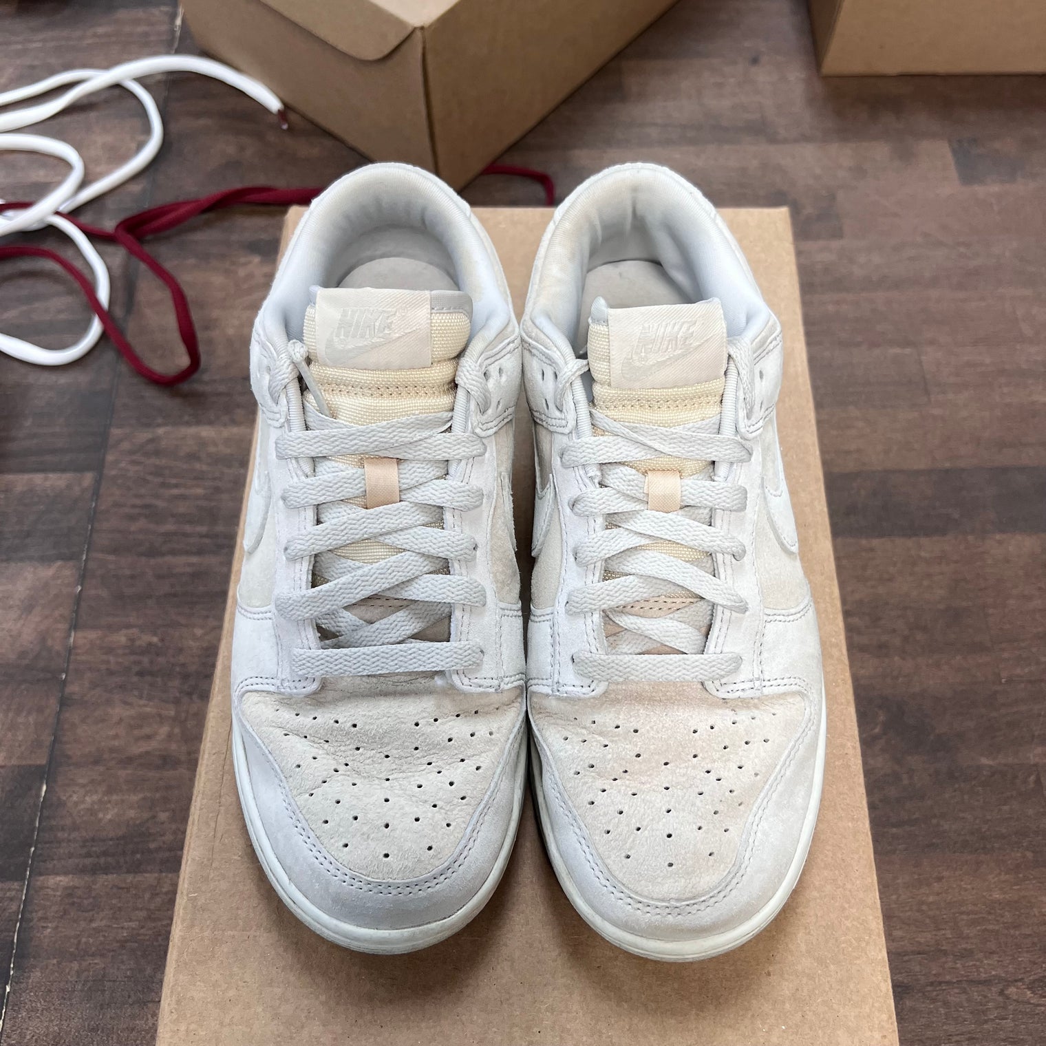 Premium Vast Grey Dunk Low (USED, No Box)