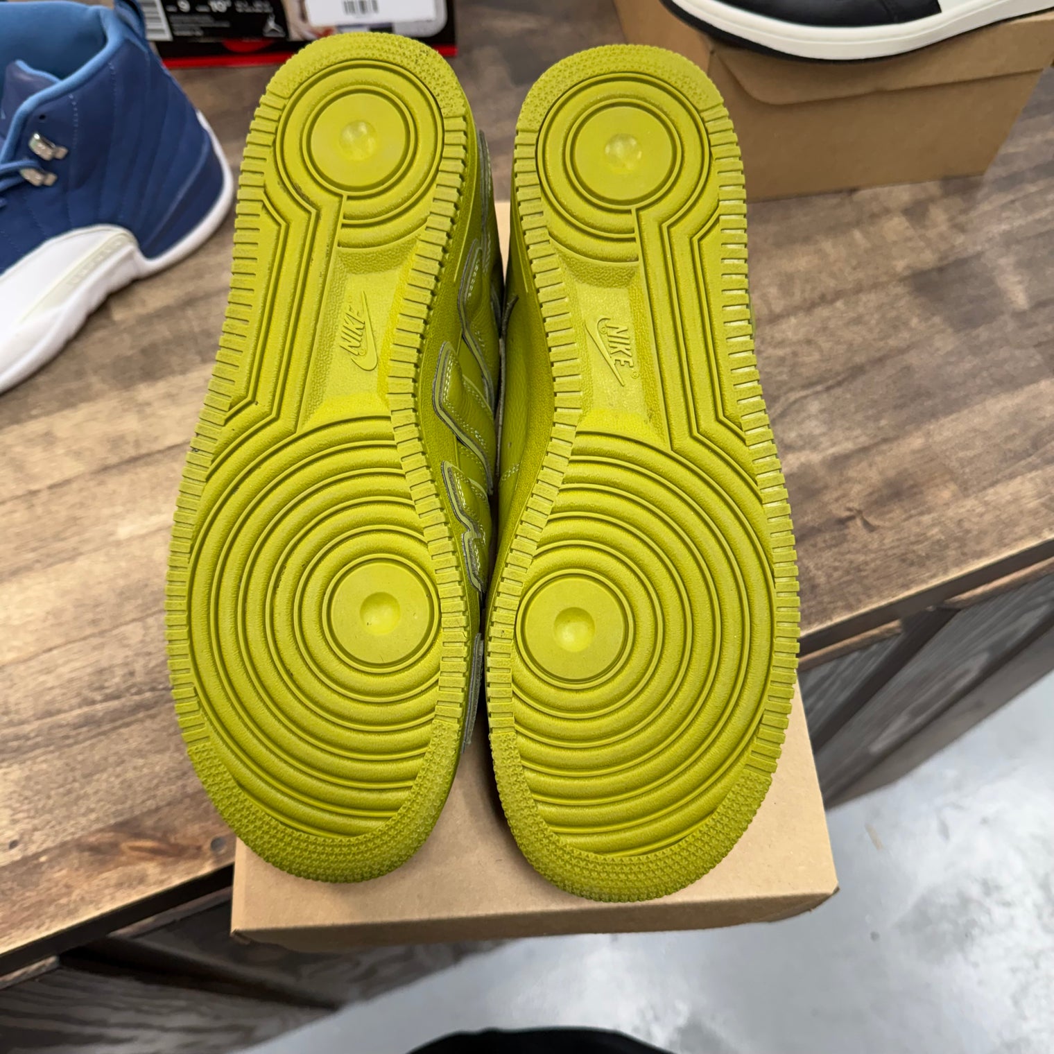 Nike Air Force 1 Low Cactus Plant Flea Market Moss (US 10.5) (USED, No Box)