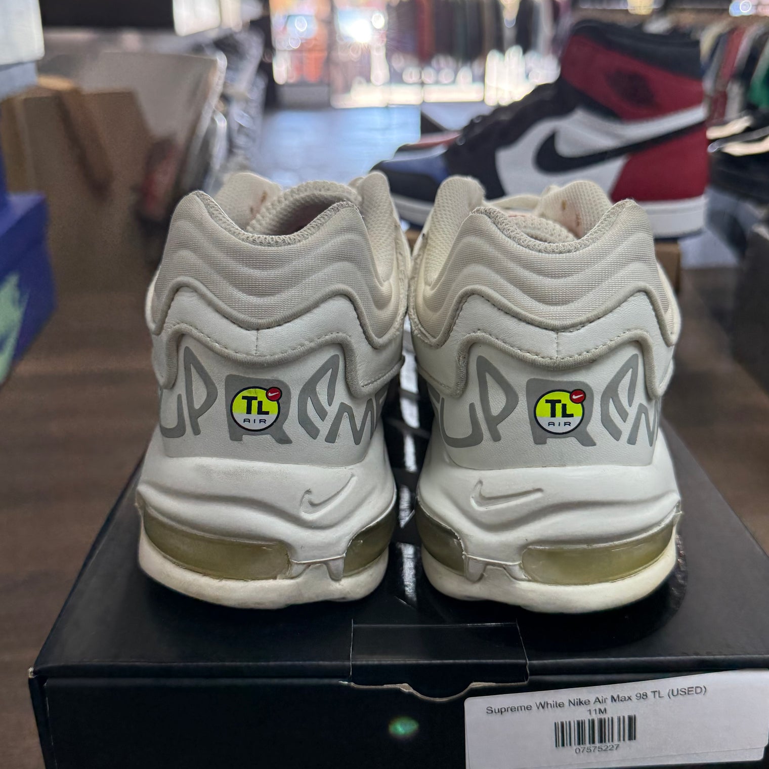 Supreme White Nike Air Max 98 TL (USED)
