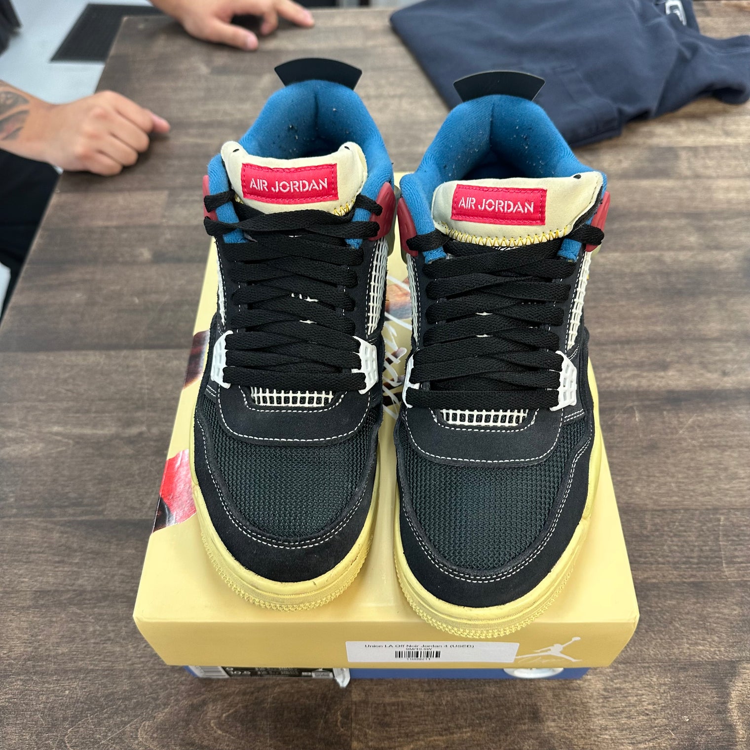 Union Off Noir Jordan 4 Retro (USED)